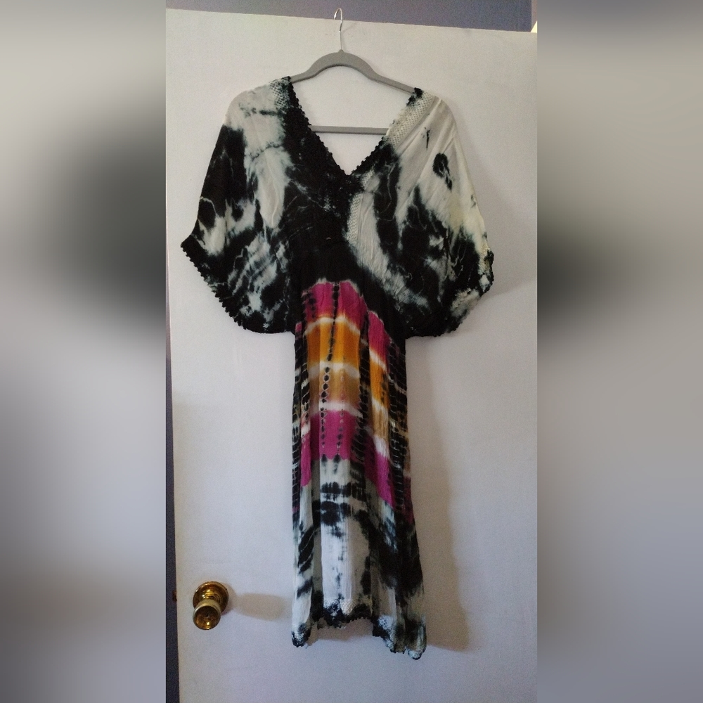 Tie Dye over the bathing Suit cover up